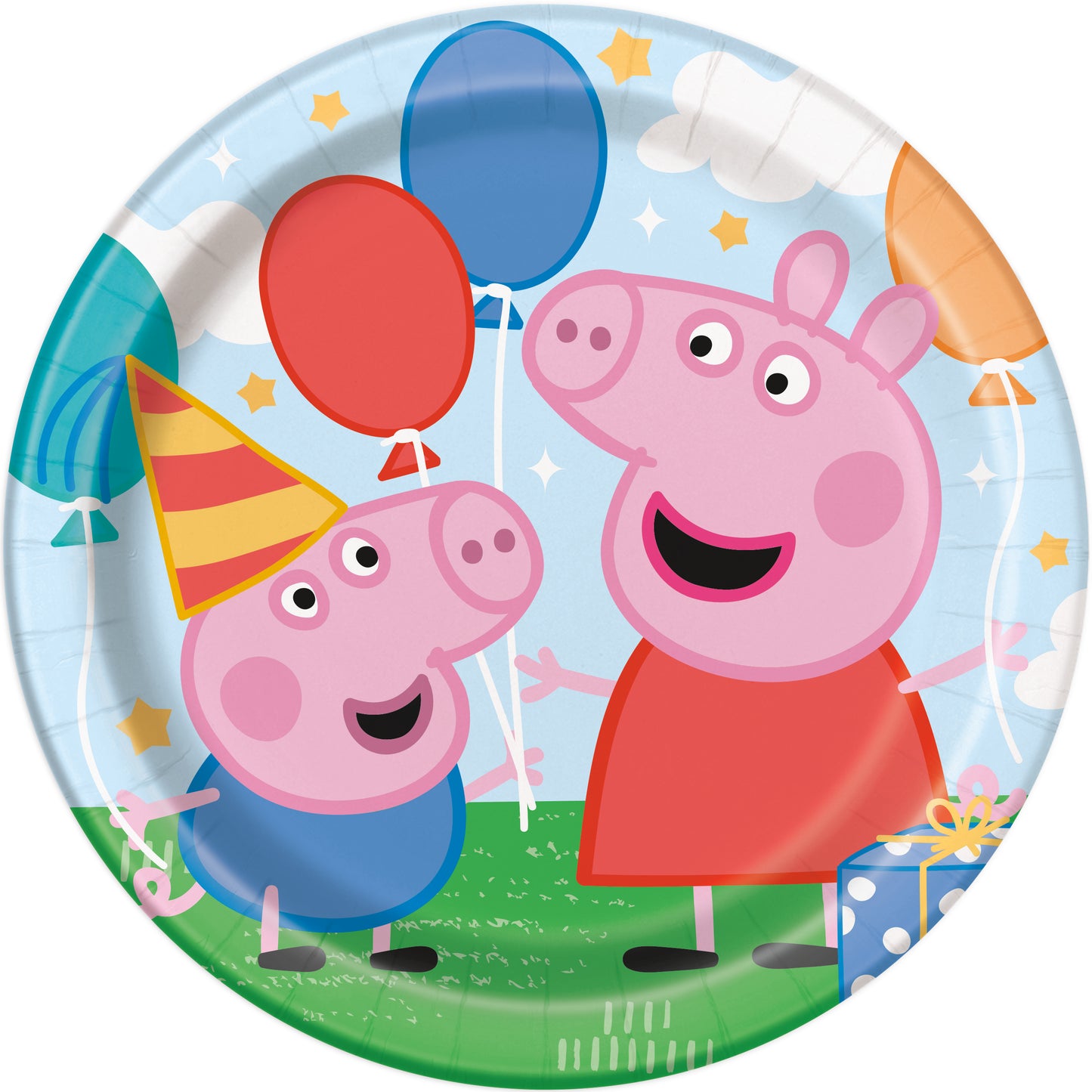 Peppa Pig Round 9" Dinner Plates, 8-pc