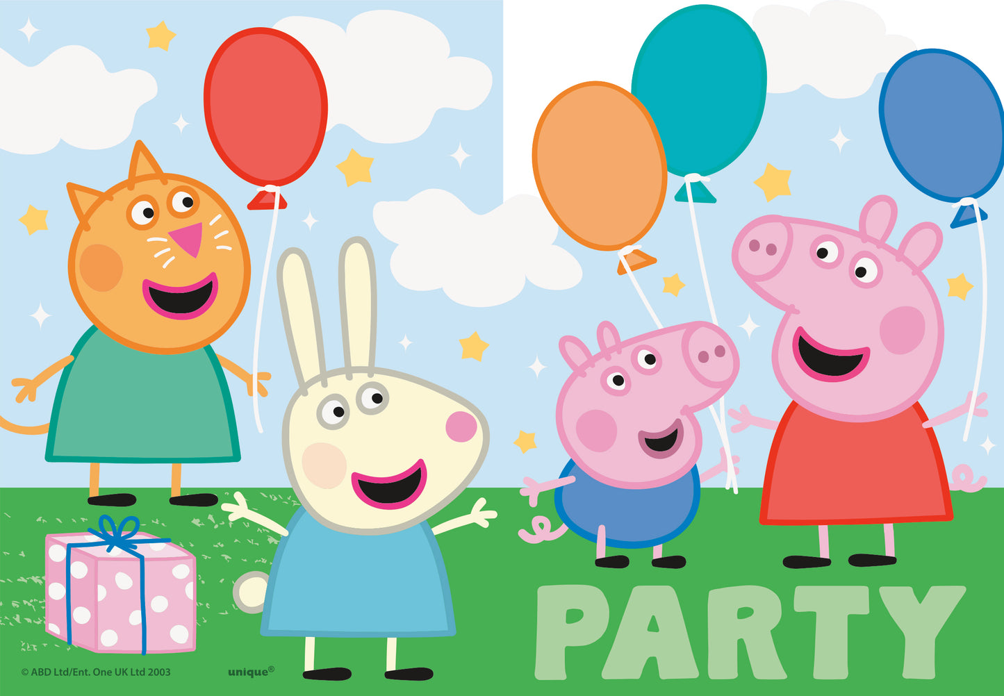 Peppa Pig Invitations, 8-pc