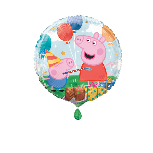 Peppa Pig Round Foil Balloon, 18"