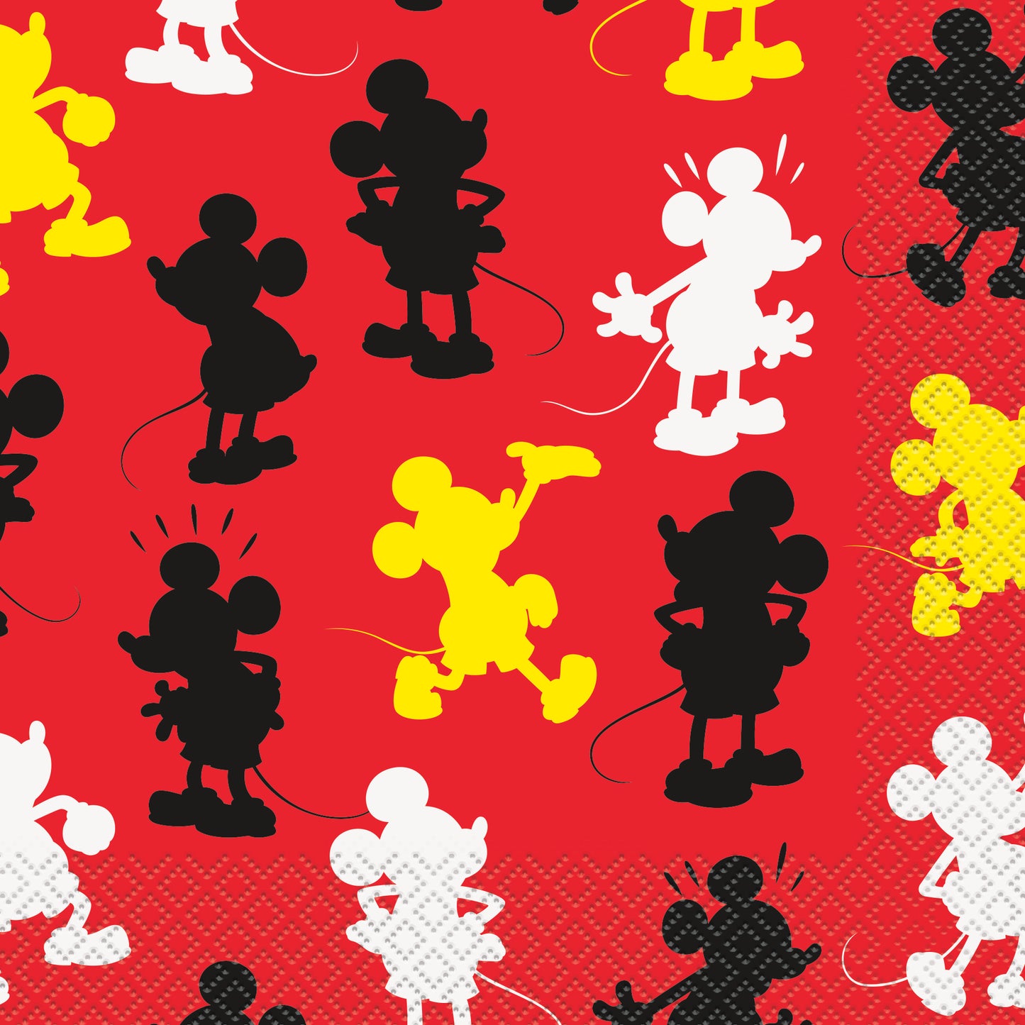 Serviettes de table Disney Mickey Mouse, 16 pces 