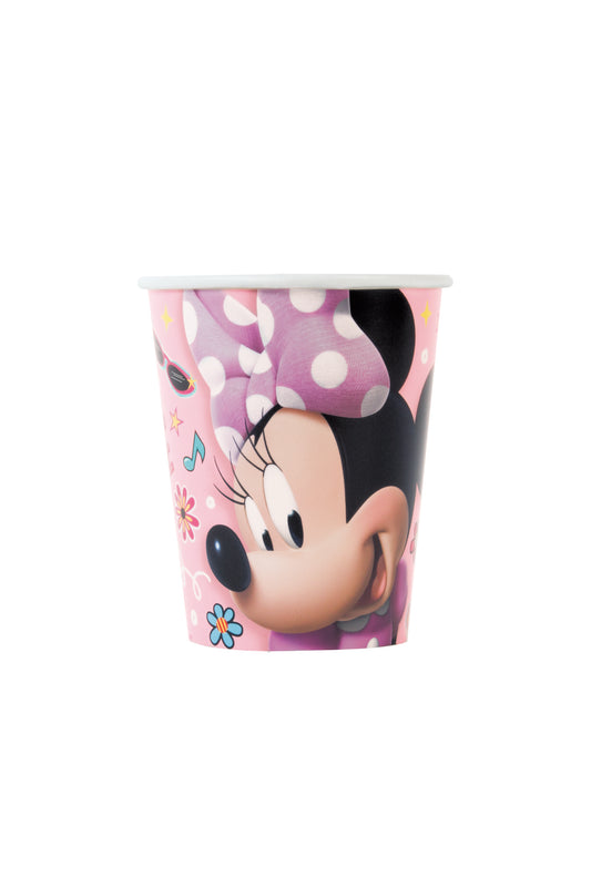 Disney Iconic Minnie Mouse 9oz Paper Cups, 8-pc