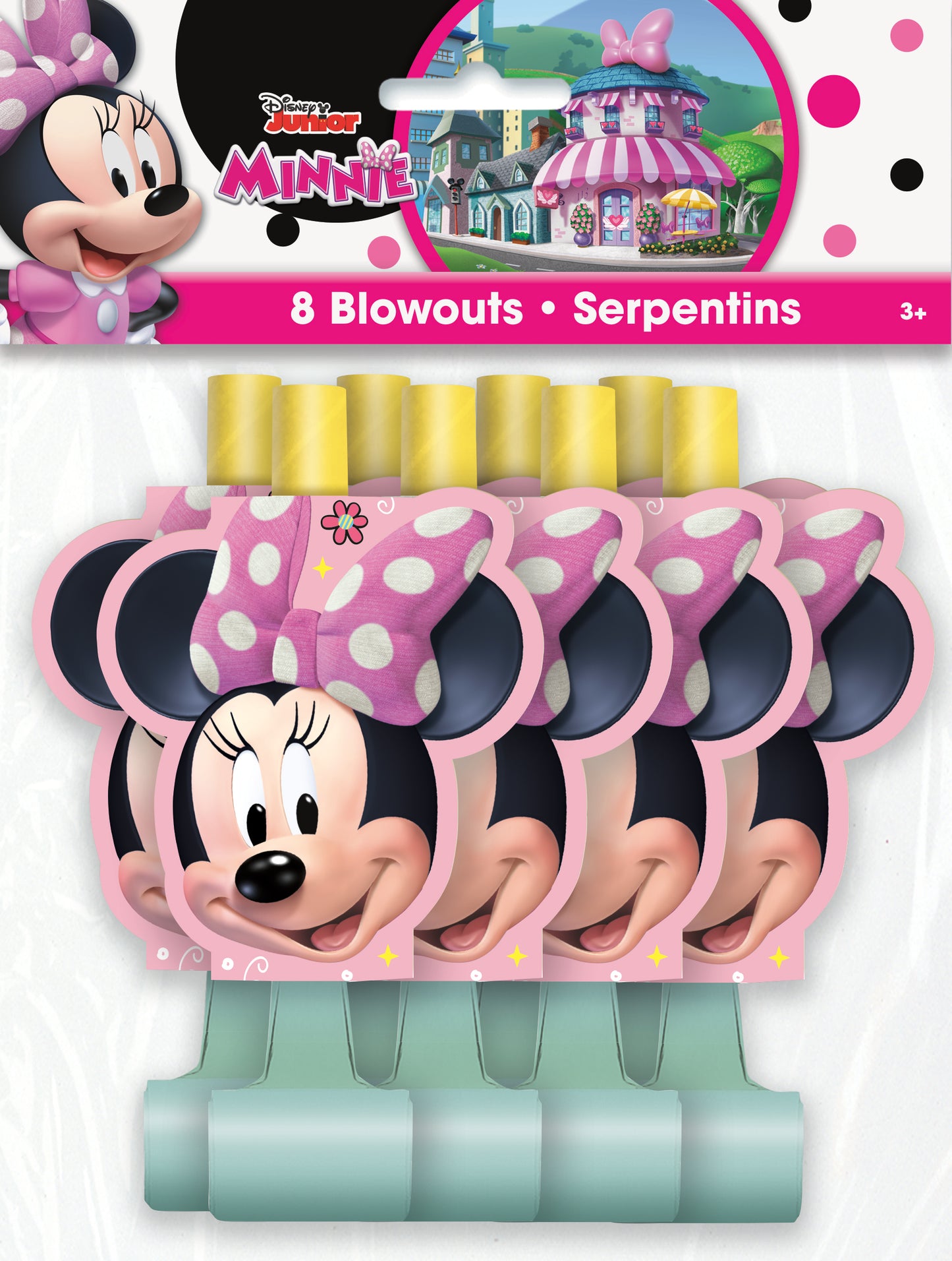 Disney Iconic Minnie Mouse Blowouts, 8-pc