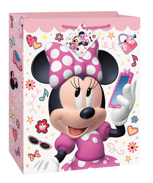 Disney Iconic Minnie Mouse Large Gift Bag