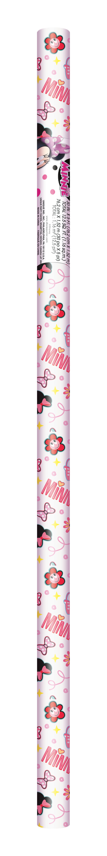 Disney Iconic Minnie Mouse Gift Wrap, 30" x 5 ft