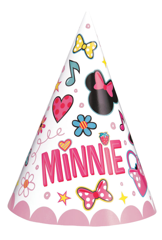 Disney Iconic Minnie Mouse Party Hats, 8-pc