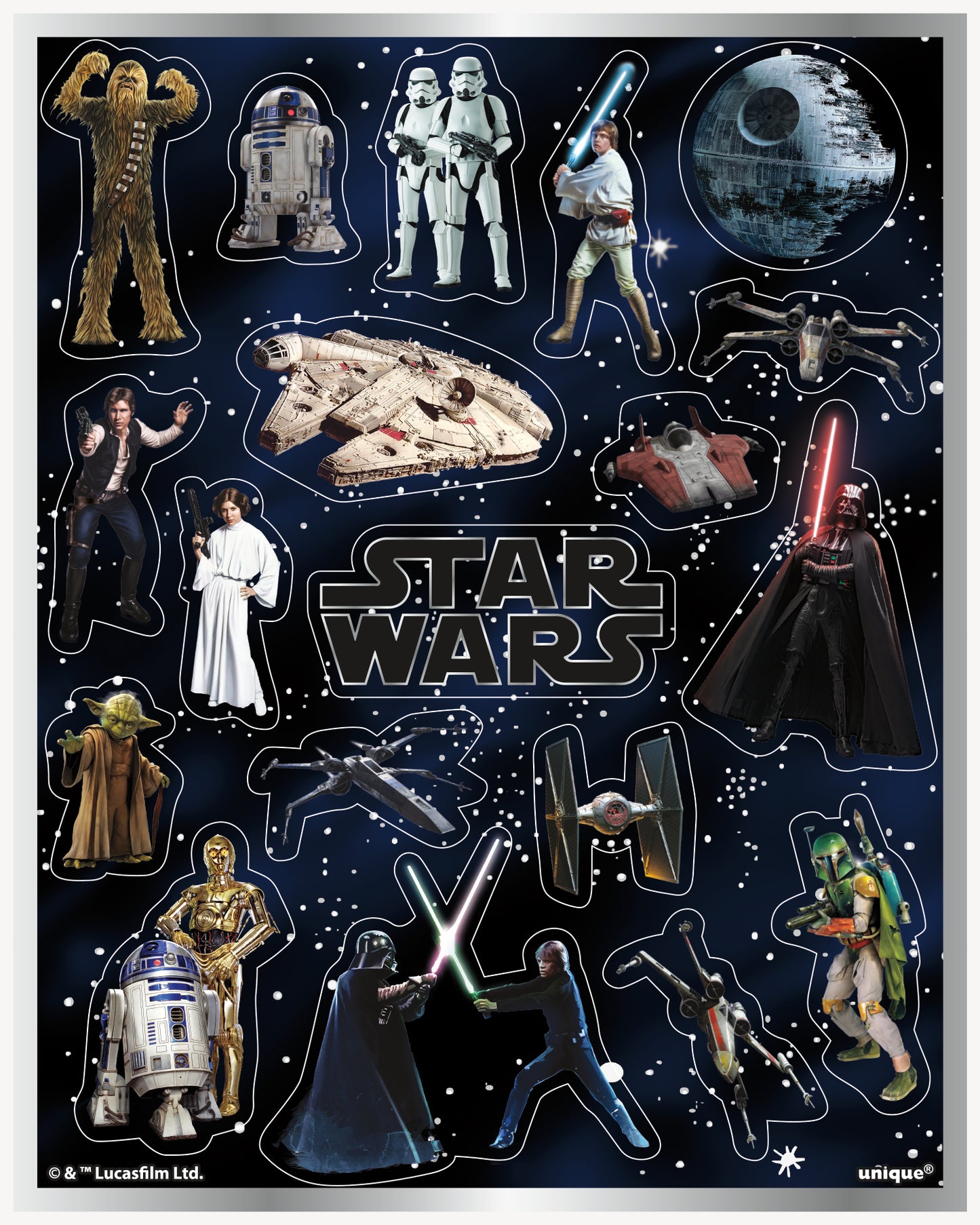 Star Wars Classic Sticker Sheets, 4-pc