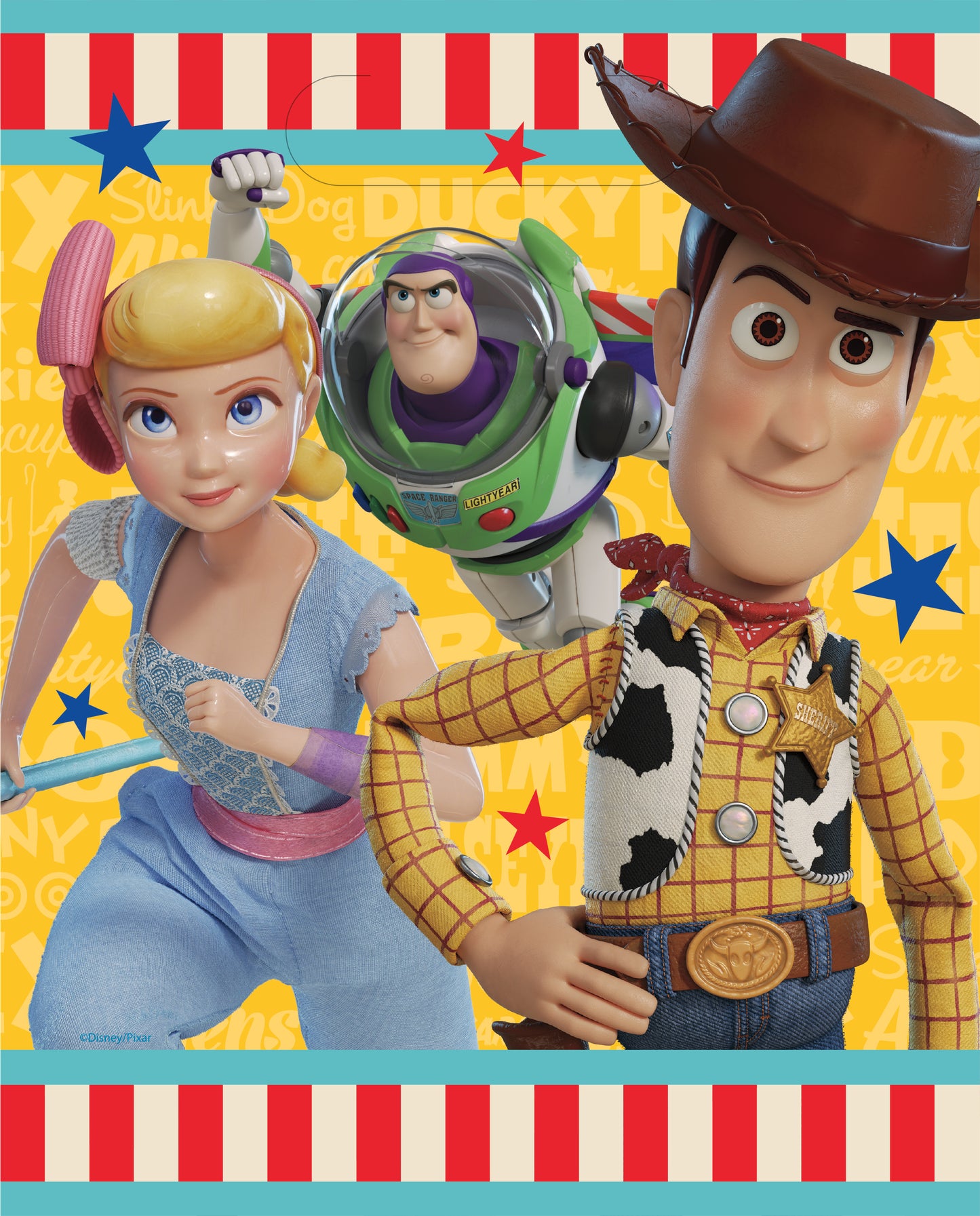 Sacs à butin Disney Toy Story 4, 8 pces