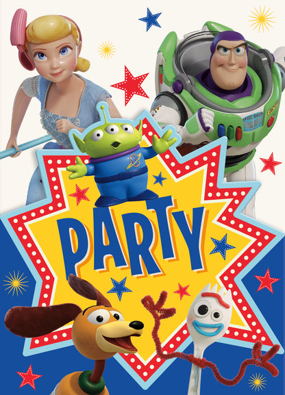 Disney Toy Story 4 Invitations, 8-pc