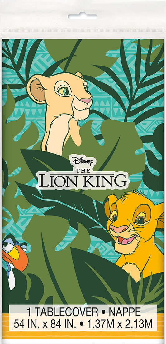 Disney Lion King Rectangular Plastic Table Cover, 54" x 84"