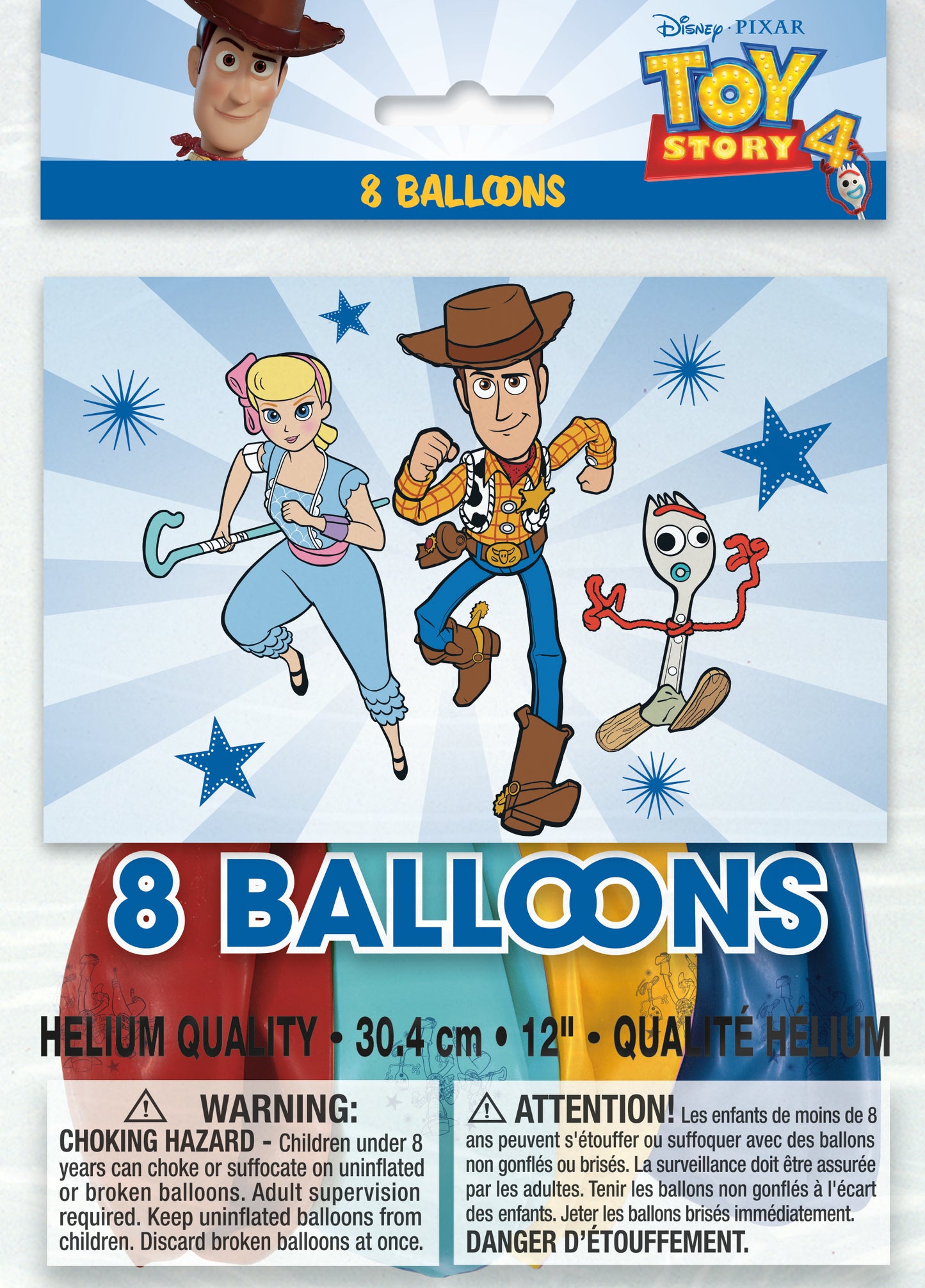 Disney Toy Story 4 12" Latex Balloons, 8-pc