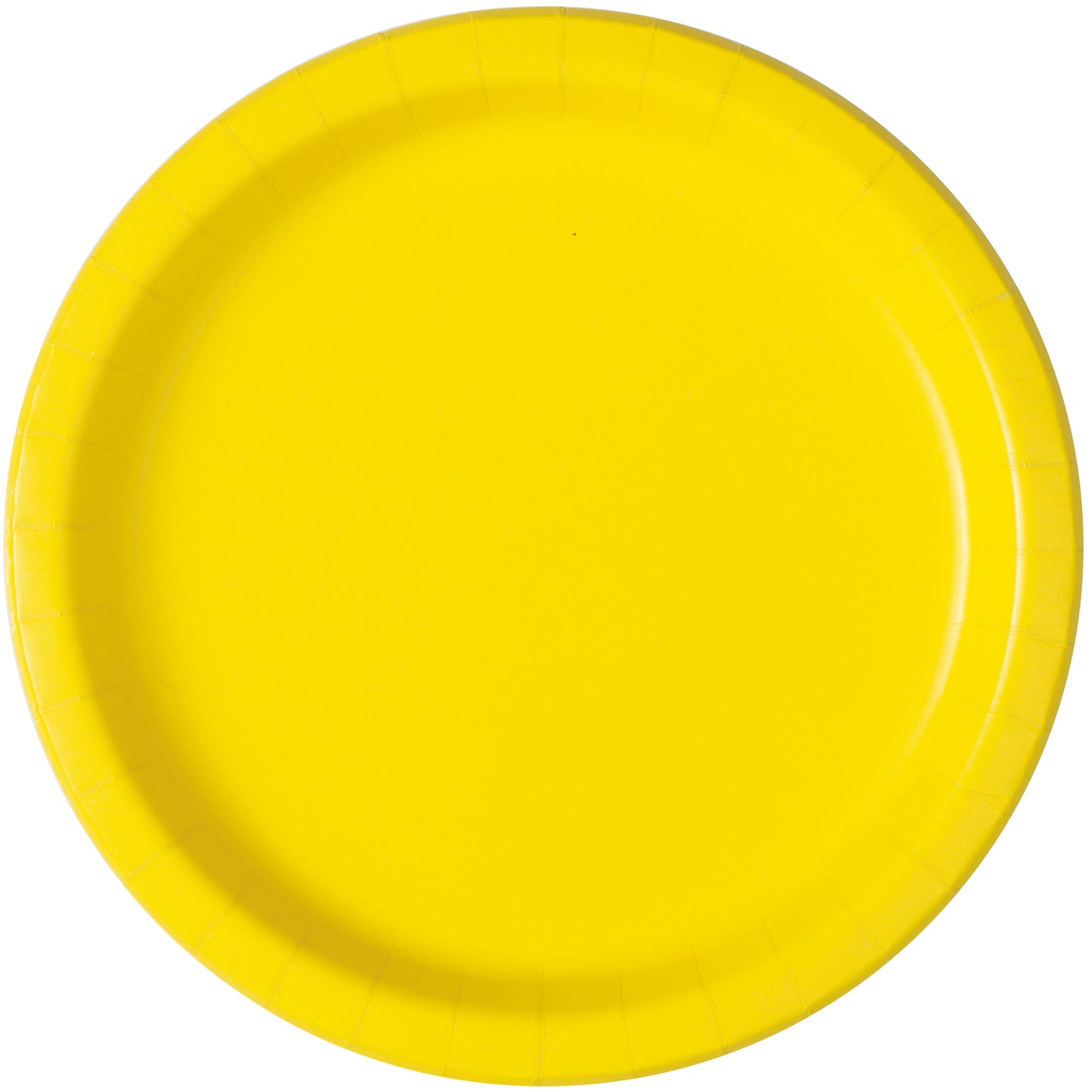 Neon Yellow Solid Round 9" Dinner Plates, 16-pc