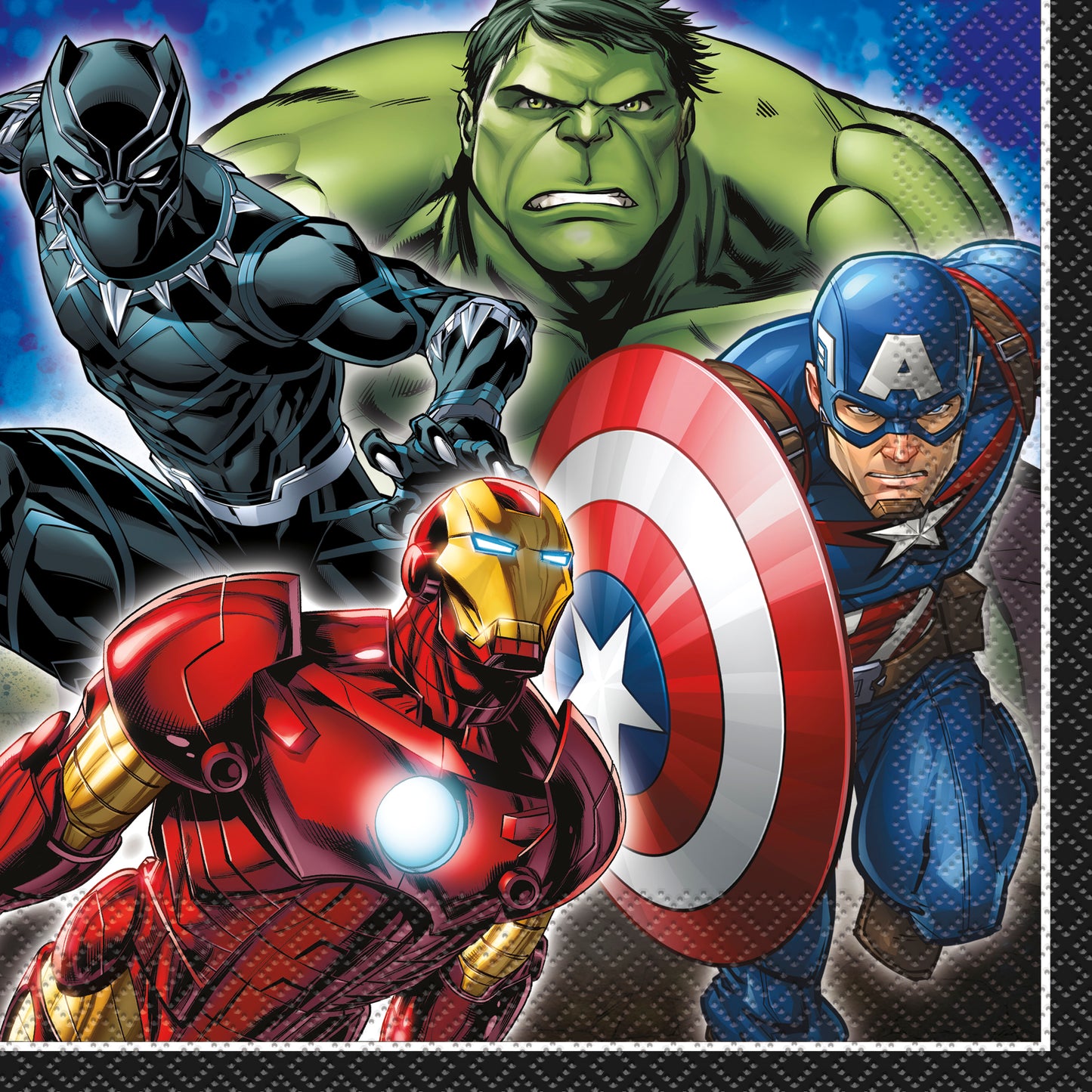 Serviettes de table Avengers, 16 pces