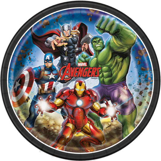 Avengers Round 9" Dinner Plates, 8-pc