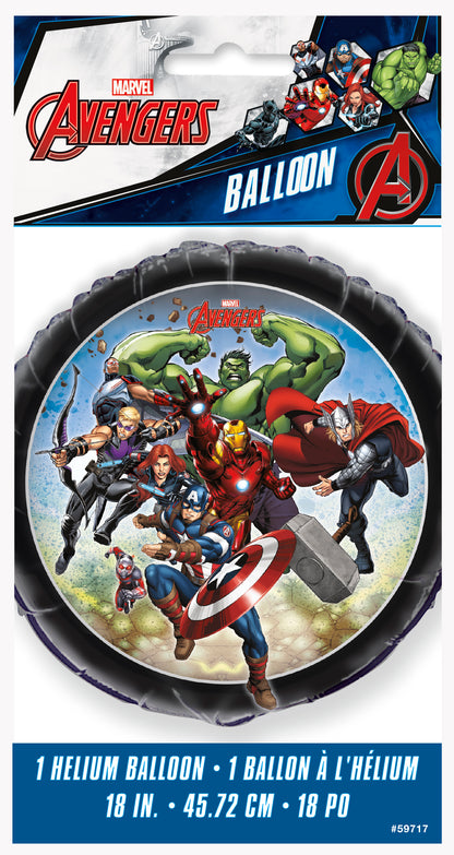 Avengers Round Foil Balloon, 18"