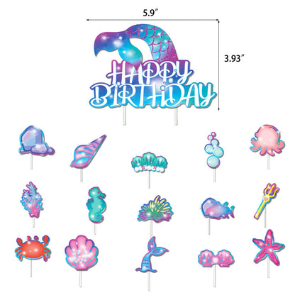 Mermaid Scales Party Balloon Arch, 44-pc