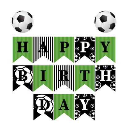 Soccer Happy Birthday Banner