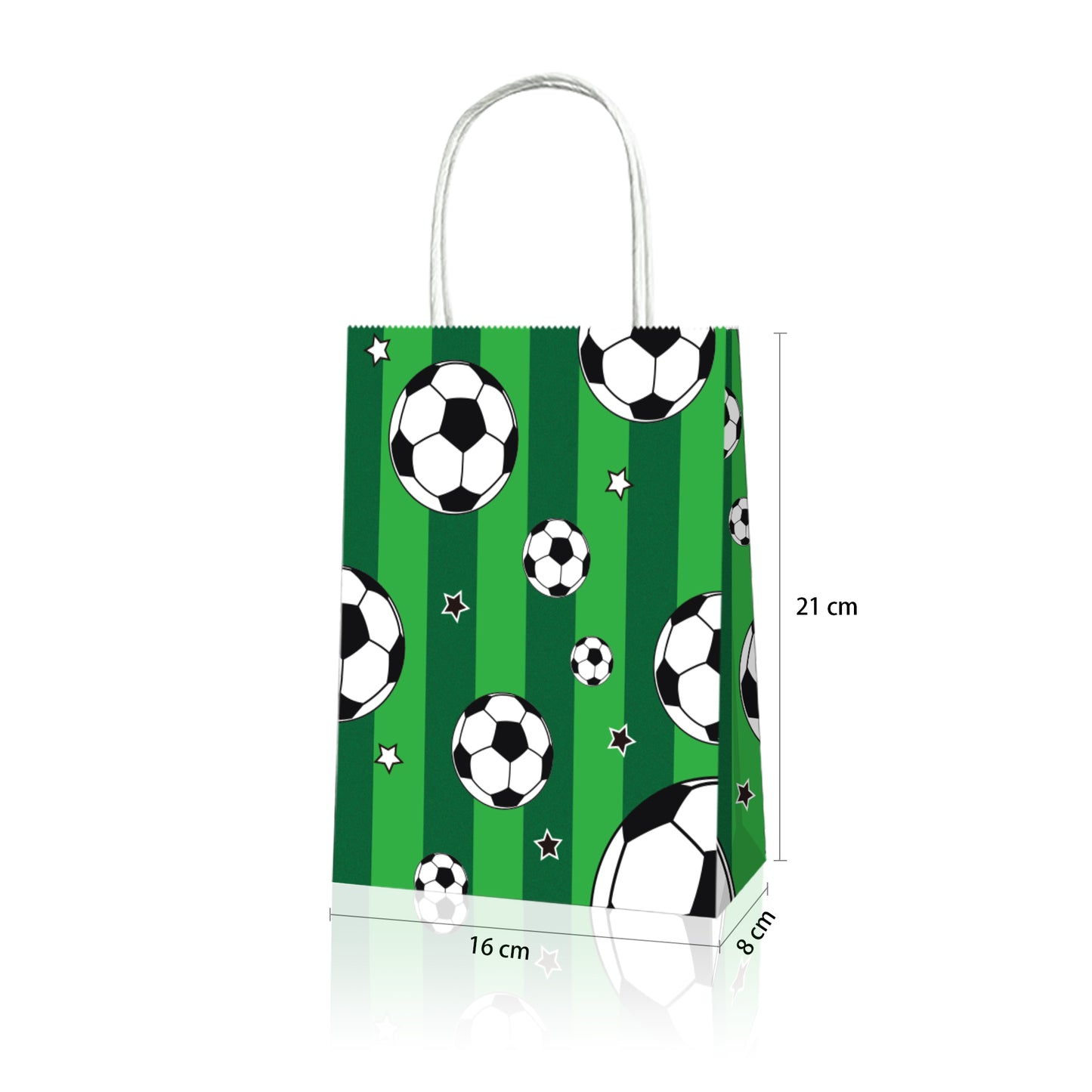 Soccer Paper Bags, 12-pc