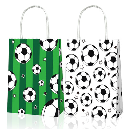 Soccer Paper Bags, 12-pc