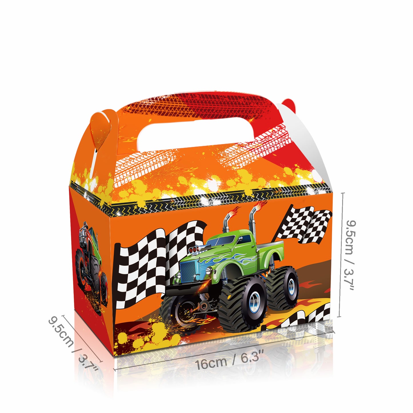 Monster Truck Paper Boxes, 12-pc