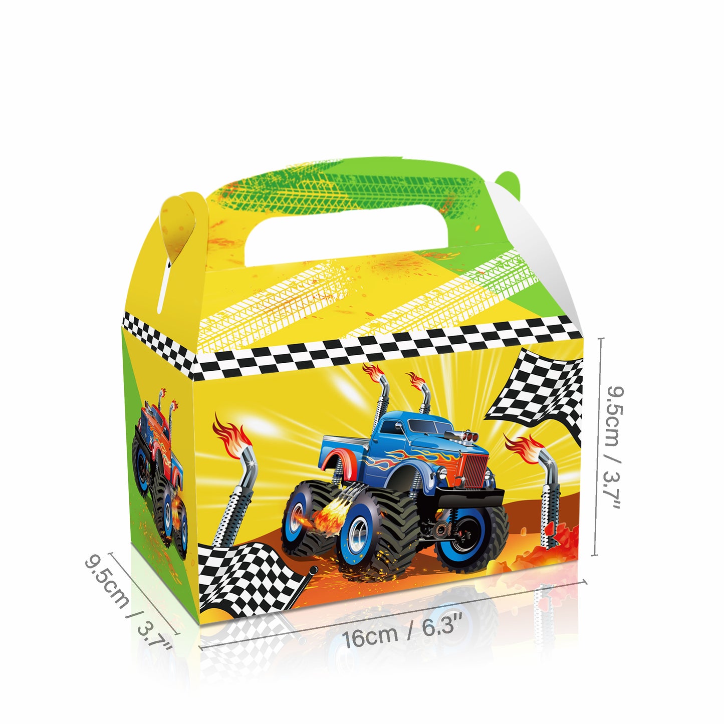 Monster Truck Paper Boxes, 12-pc