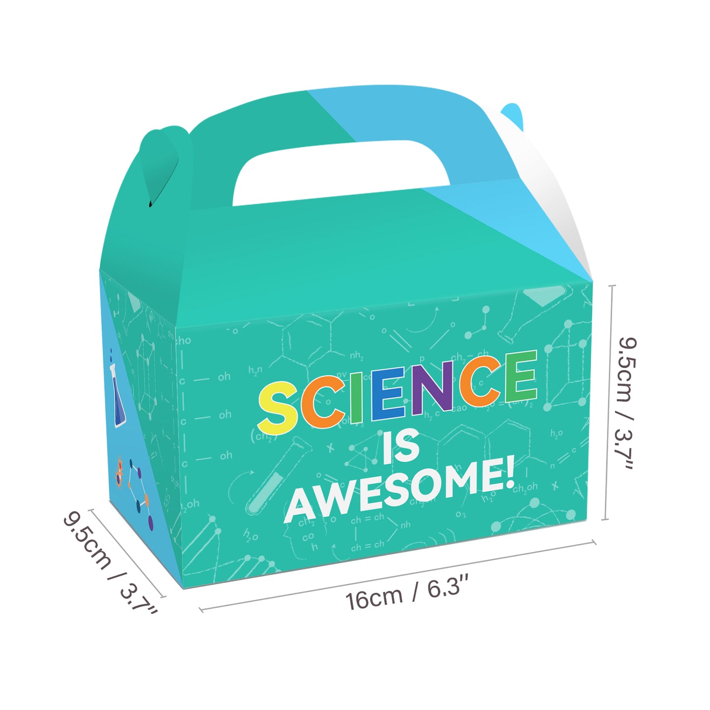 We Love Science Paper Boxes, 12-pc