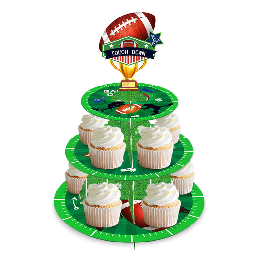 American Football Cupcake Stand