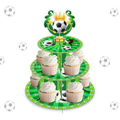 Soccer Cupcake Stand