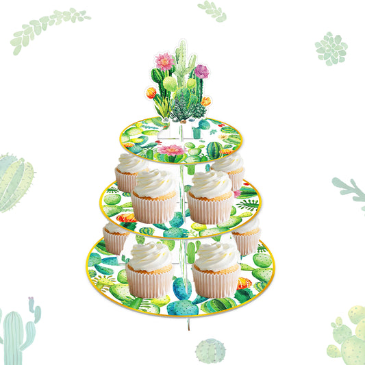 Cactus Cupcake Stand