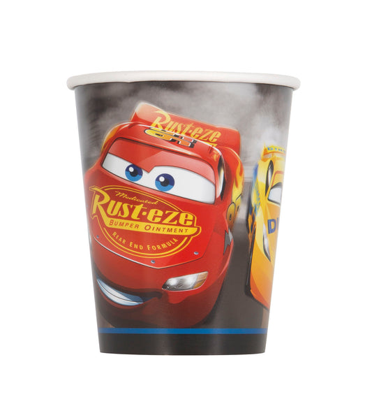 Disney Cars 3 Movie 9oz Paper Cups, 8-pc