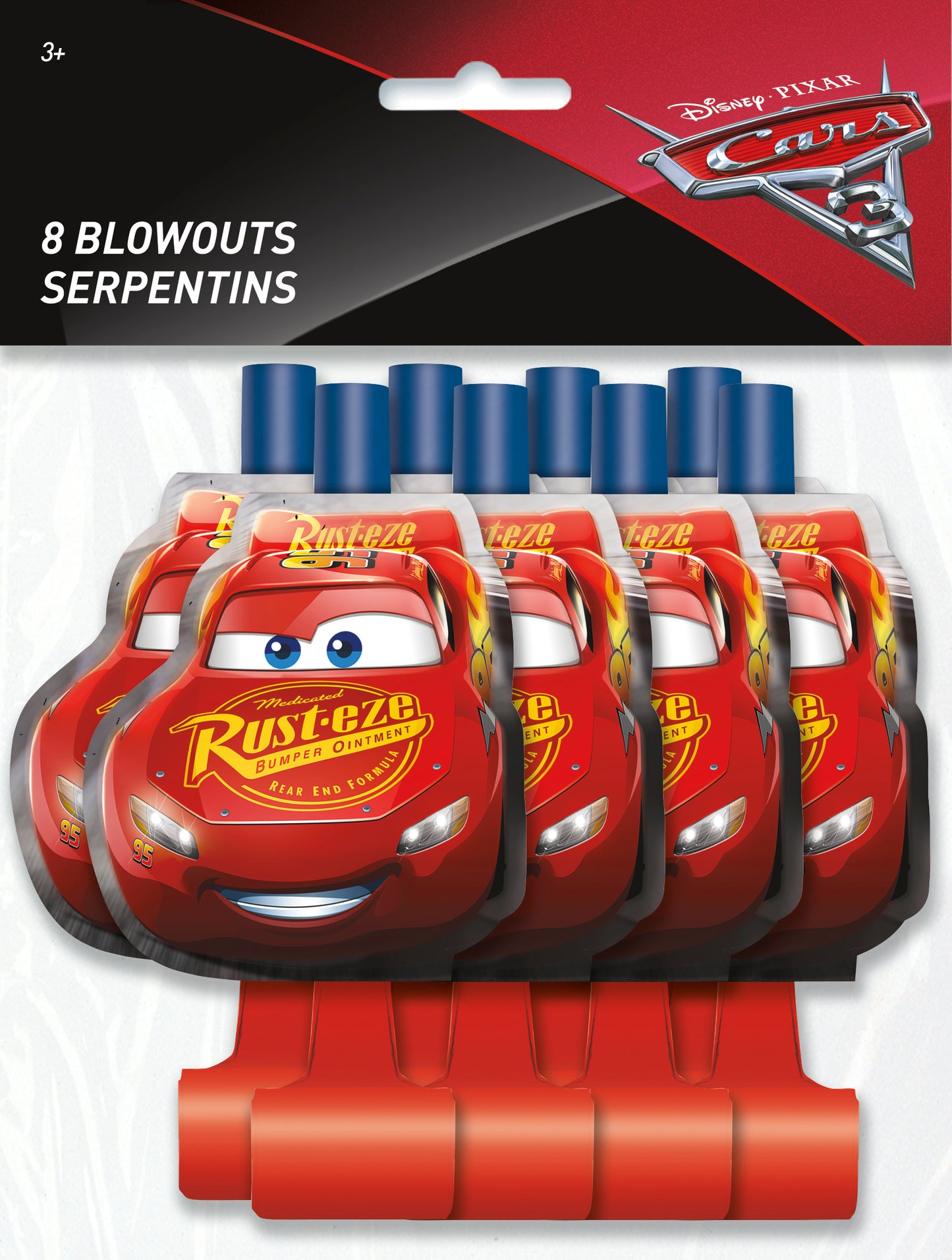 Disney Cars 3 Movie Blowouts, 8-pc