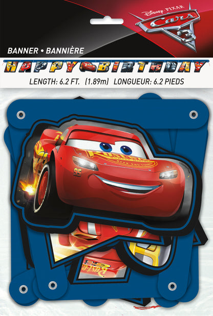 Disney Cars 3 Movie Large Jointed Banner