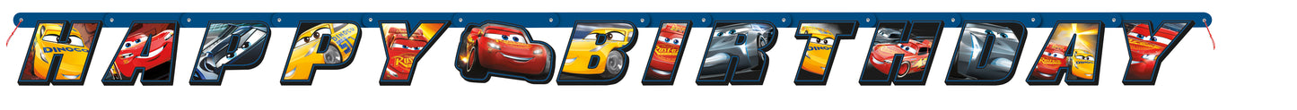 Disney Cars 3 Movie Large Jointed Banner