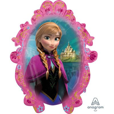 Ballon aluminium double face La Reine des neiges de Disney, 31" 