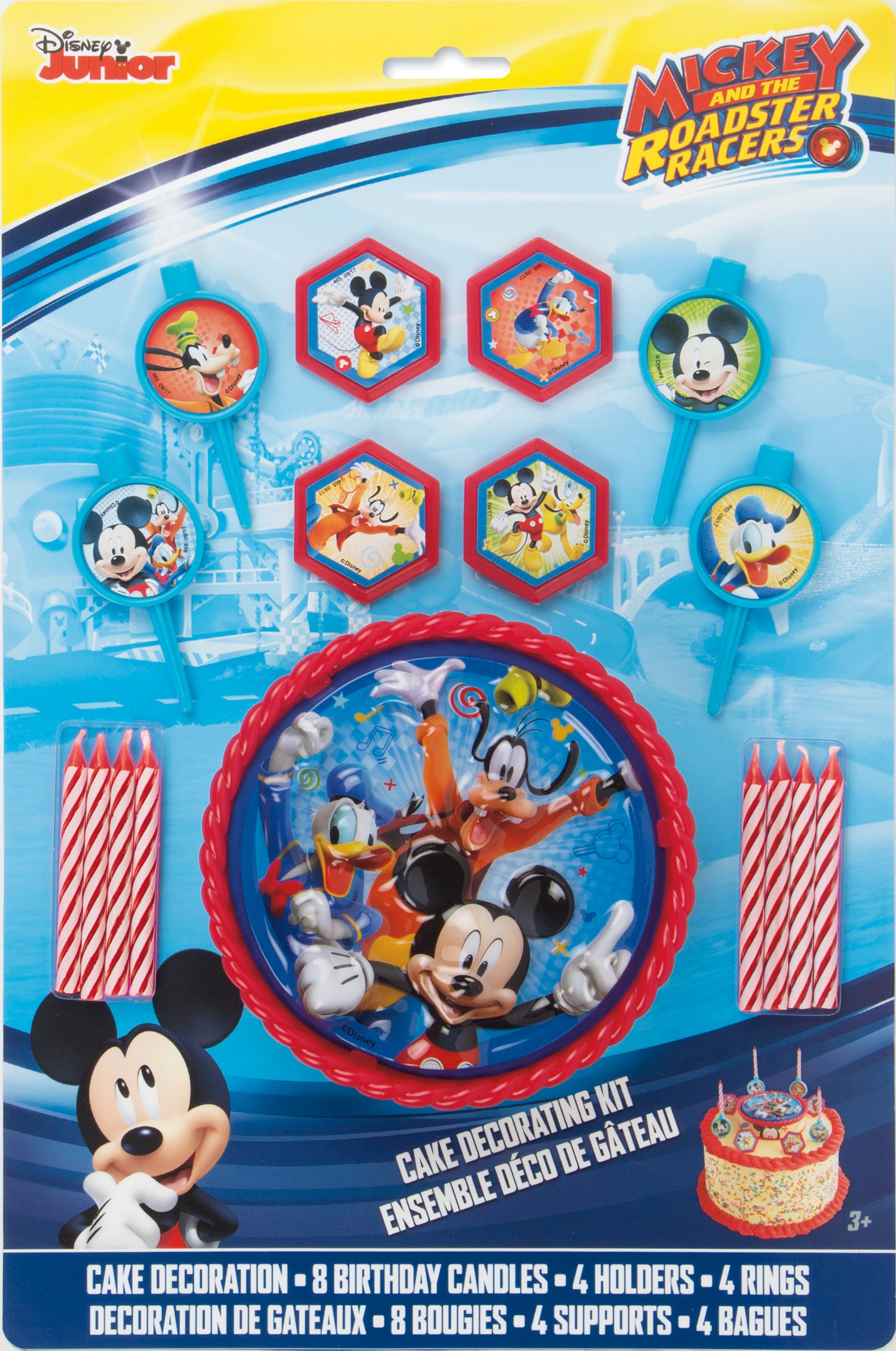 Trousse de décoration de gâteau Disney Mickey Mouse Roadster, 17 pièce –  Party Planet