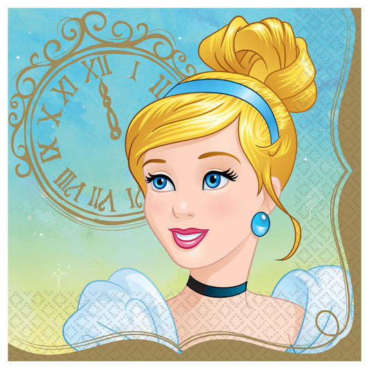 Disney Princess Cinderella Luncheon Napkins, 16-pc