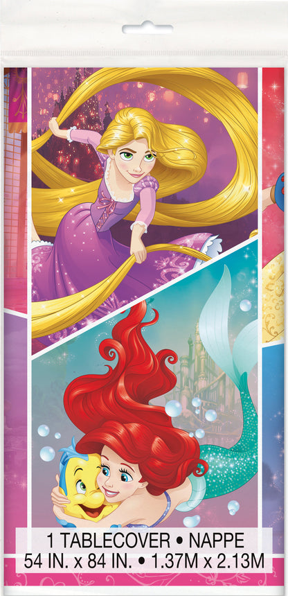 Disney Princess Dream Big Rectangular Plastic Table Cover, 54" x 84"