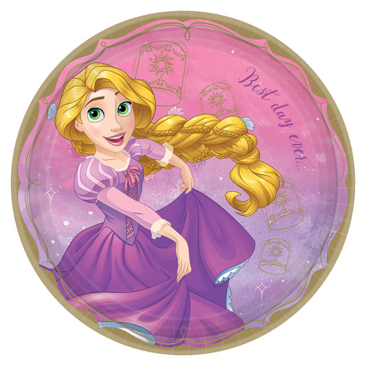 Disney Princess Rapunzel Round 9" Plates, 8-pc