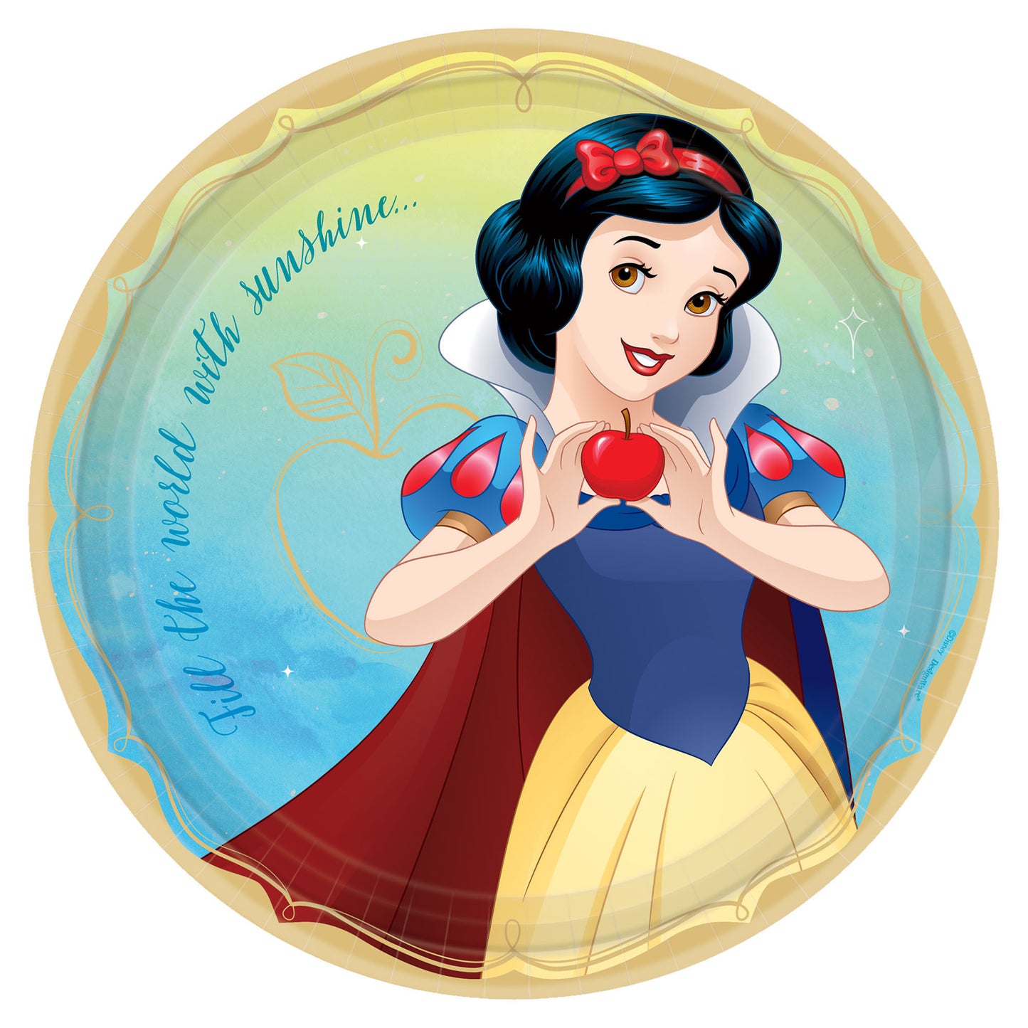 Disney Princess Snow White Round 9" Plates, 8-pc