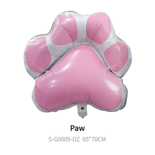 Pink Paw Balloon, 28"