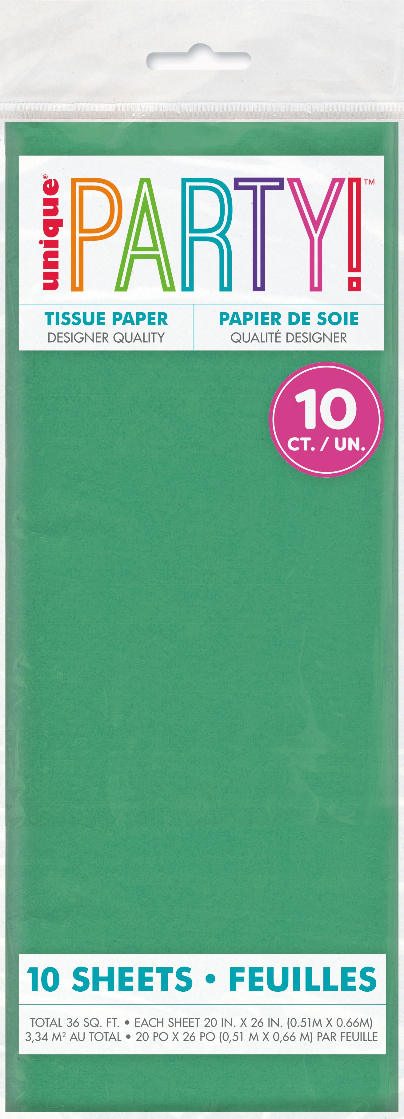 Green Tissue Sheets, 10-pc