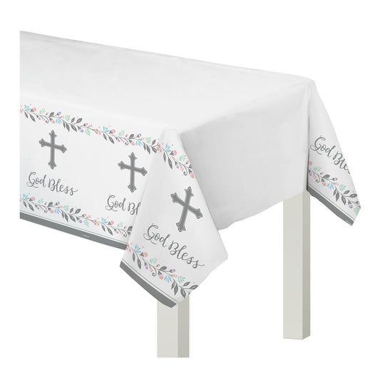 Holy Day Plastic Table Cover, 54" x 102"