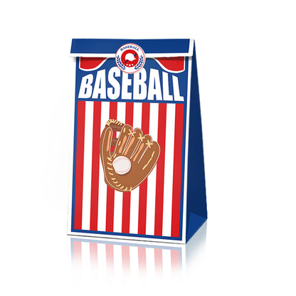 Baseball Paper Bags, 12-pc