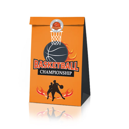 Basketball  Paper Bags, 12-pc