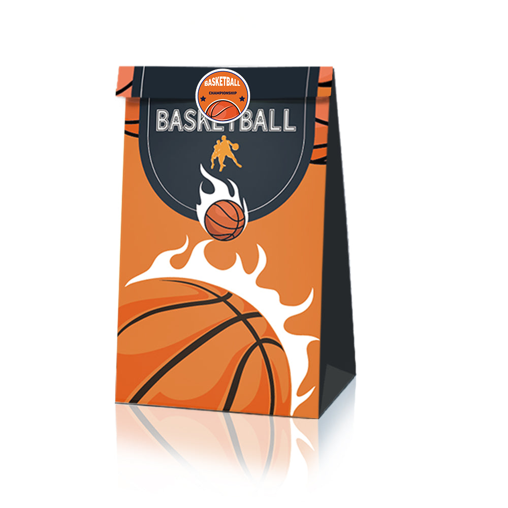 Basketball  Paper Bags, 12-pc