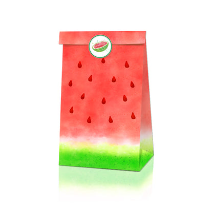 Fruits  Paper Bags, 12-pc