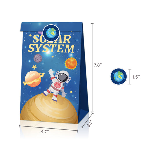 Planet Solar System Paper Bags, 12-pc