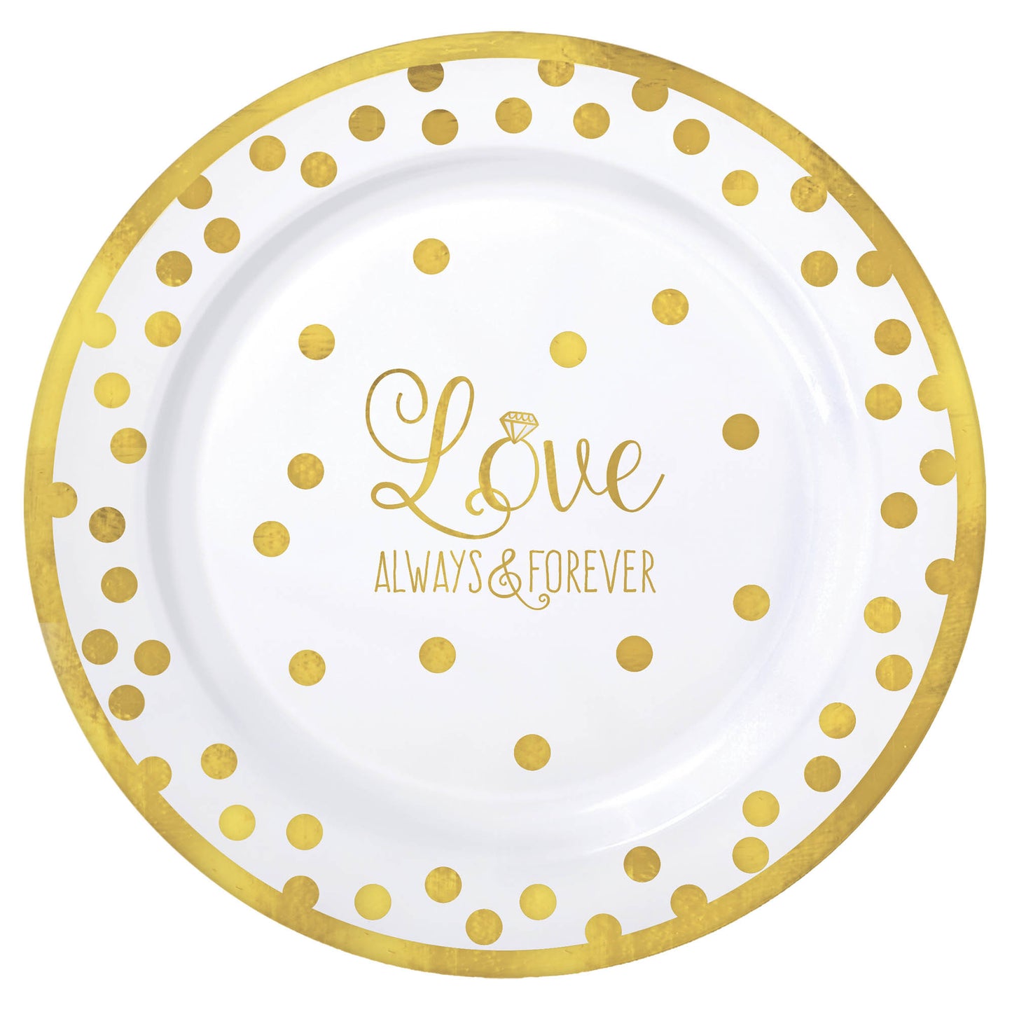 Love Round 7 1/2" Dessert Plates, 20-pc