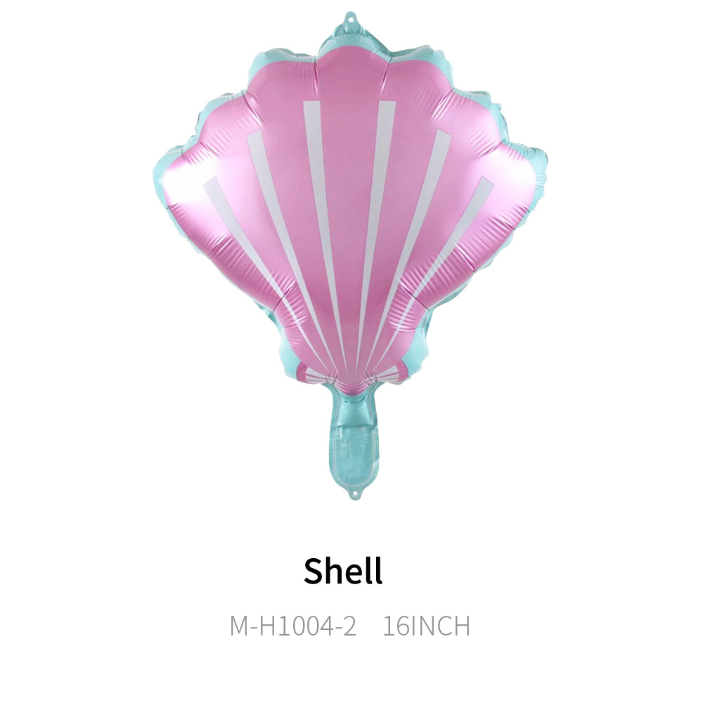 Foil Pink Shell Balloon, 16"
