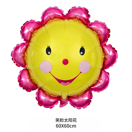 Smiley Sunflower Balloon
