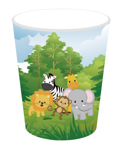 Jungle Cups, 8-pc